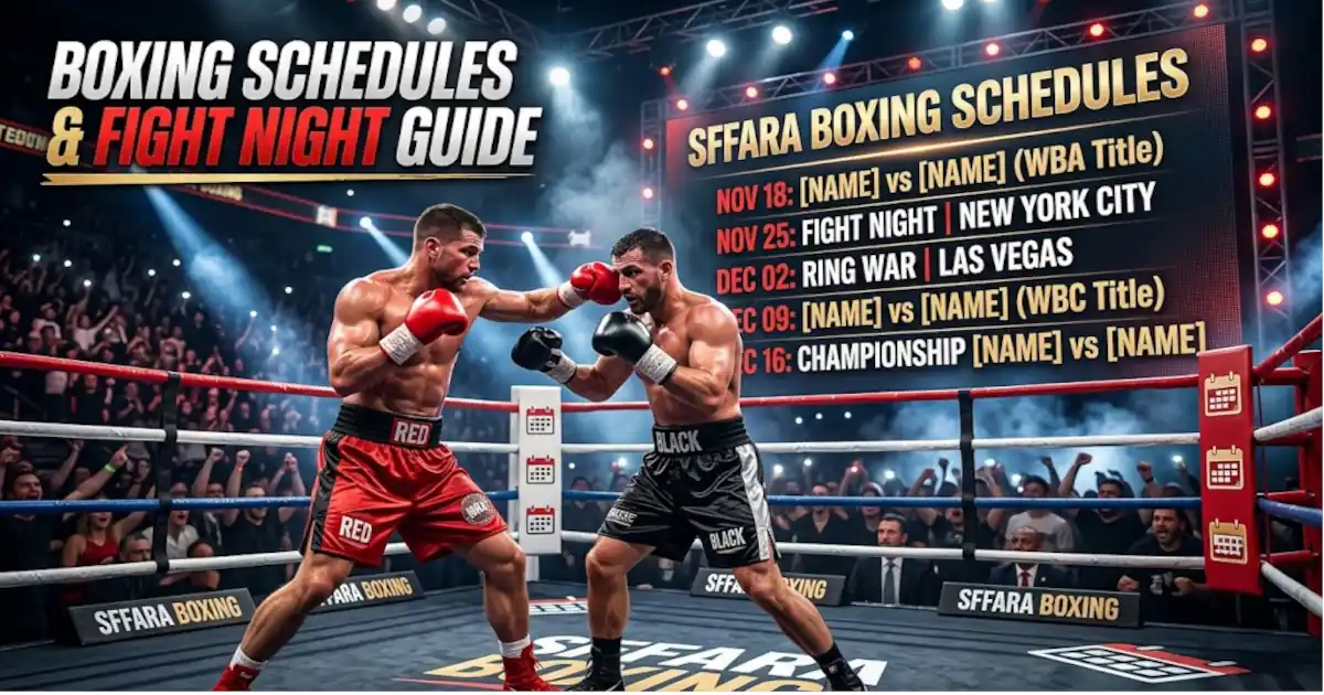 Your Complete Guide to sffareboxing schedules by sportsfanfare